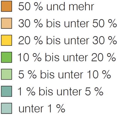Sozialerhebung des Deutschen Studierendenwerks Wunschbezirke der Studierenden in Düsseldorf Gemäß einer Umfrage von CBRE liegen die Wunschbezirke der Studierenden in
