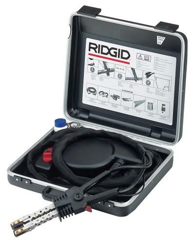 Lötgeräte Montage & Wartung Lötgeräte RIDGID elektrische Lötgeräte bieten dem Bediener den Vorteil von Vielseitigkeit und sicherem Betrieb.