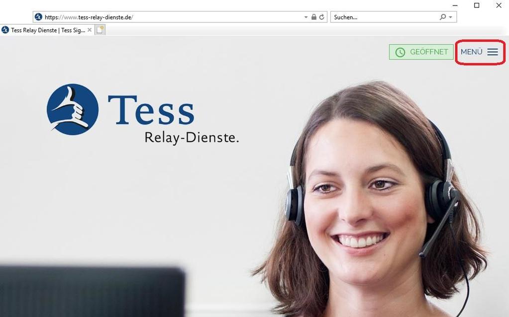 Nutzung des mymmx Web Clients von Tess Mit diesem Client können Sie den Tess Relay-Dienst TeScript mit Ihrem Windows PC oder Laptop über den Java-fähigen Internetbrowser (Internet Explorer für