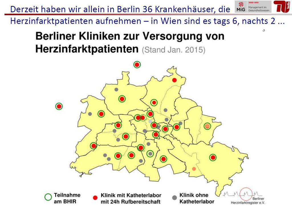 Optimierungspotenzial in den Notaufnahmen Viele Krankenhäuser in Berlin erfüllen