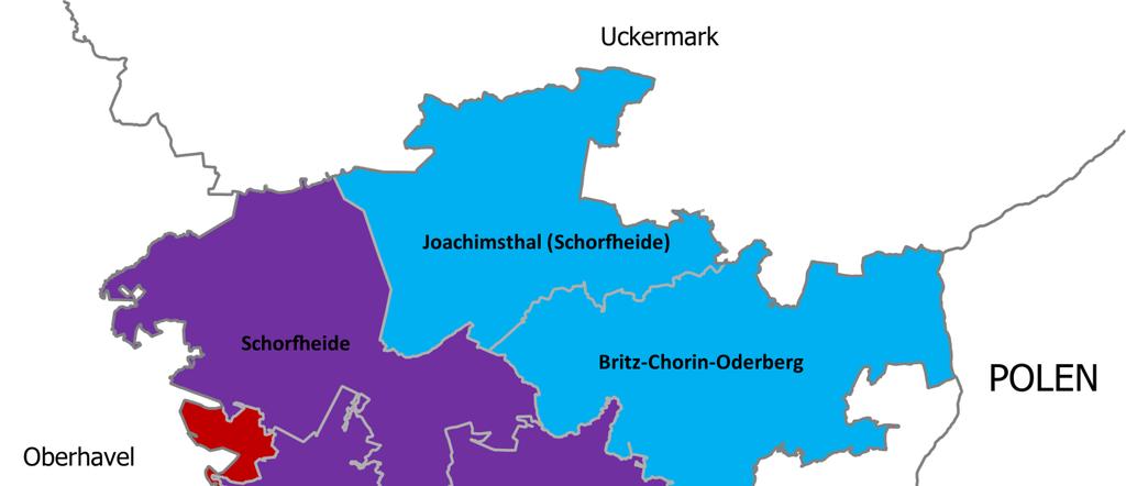 27 Unterteilung des Landkreises Barnim in
