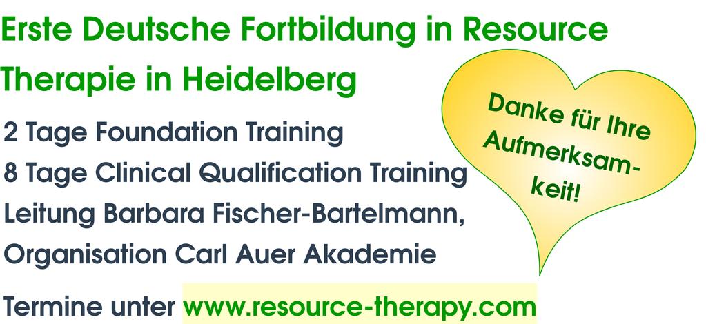 Barbara Fischer-Bartelmann, Resource Therapy Trainer www.resource-therapie.