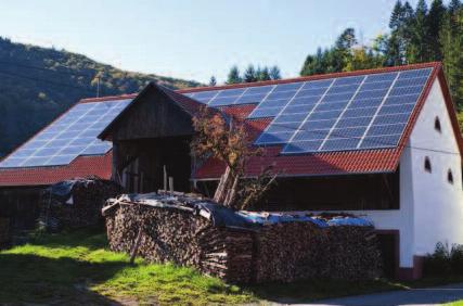 Bei grösseren Solaranlagen mit einem Dachflächenanteil von über 50% soll eine