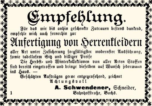 Zai aus. 1899 Schneider Schwendener.