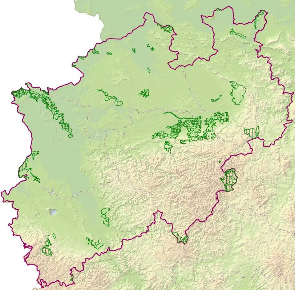 VSG Hellwegbörde (48.378 ha) VSG Unterer Niederrhein (25.809 ha) VSG Senne / Teuto (15.