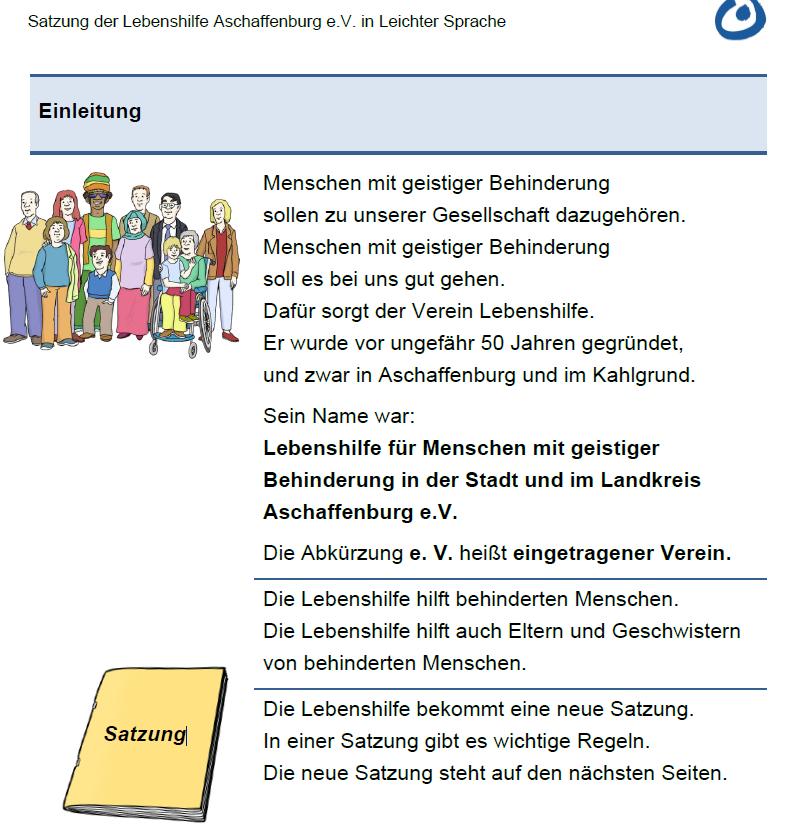 Beispiel: Leichte Sprache