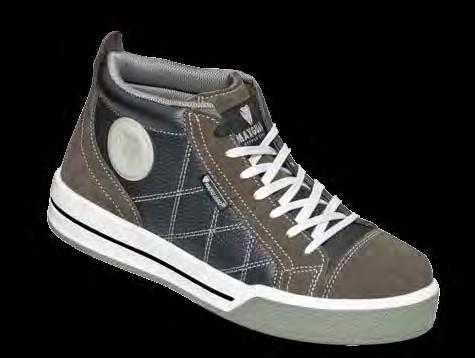 MAXGUARD S- CLASS I Sneakers mit Top Komfort SAM S350-Komfort > S3 OBERMATERIAL aus besonders hochwertigem, anschmiegsamen und atmungsaktivem Elchleder mit Veloursleder kombiniert FUNKTIONSFUTTER
