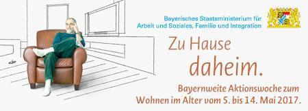 Aus der Genossenschaft 05. 14. Mai 2017 - Bayernweite Aktionswoche Zu Hause daheim.