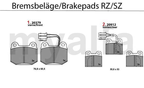 1 20379165 SBB VA mit WE 116 6-Zyl. 75 Turbo/TS/V6/TD Bj. >10.