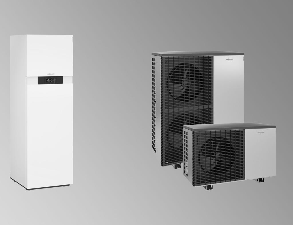 VIESMANN VITOCAL 222-A Luft/Wasser-Wärmepumpen mit Innen- und Außeneinheit Monoblock-Ausführung, 2,0 bis 11,2 kw Datenblatt Best.-Nr.