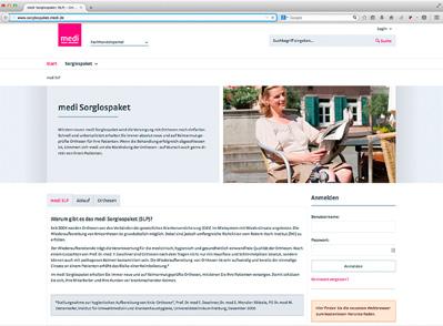 medi SLP Online-Portal Abläufe optimieren und Aufwand minimieren ganz einfach mit dem Online-Portal www.medi.de/slp.