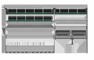 Ladungssicherung n 1 Bodenfach mit Klemmschlossgurt rechte Einrichtung B 1525 x T 440 x H 1100