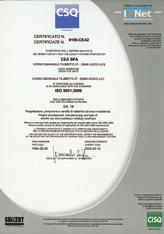 Konformität und normen ISO 9001 CEA, die seit jeher sehr auf Qualität achtet, hat seit 1994 das zertifizierte Qualitätsmanagementsystem ISO 9001.