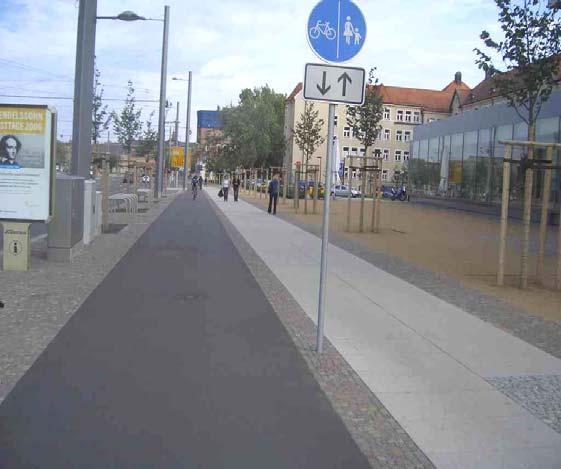 Führung des Radverkehrs auf Hauptverkehrsstraßen Freigabe linker Radwege (StVO 2 Absatz 4) Innerorts wegen