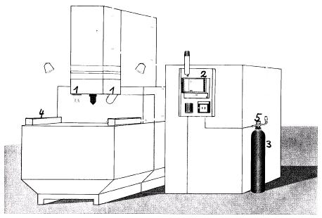 D 3.9: Automatische Löschanlage, Branderkennung und Löschmittel 1 Brandmelder 2 Brandmeldezentrale 3 Vorratsbehälter für Löschmittel 4