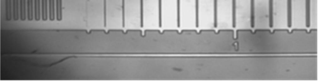 7 Laserstrahlbelichtungsanlage DWL 66 Erste Ergebnisse zeigen die Abbildungen 7 und 8 mit positivem Erfolg wurden Auflösungen von kleiner 1,0 µm erreicht.