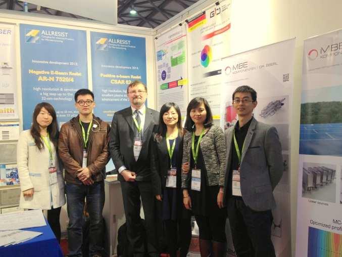 Das Interesse an unseren Produkten der überwiegend chinesischen Kunden war groß, es gab viele Anknüpfungspunkte für eine spätere Zusammenarbeit. Ein Höhepunkt war der Besuch von Prof.