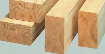 Balkenschichtholz QLH -Duo-plus für den sichtbaren Bereich (Si) CE slamellenholz für den sichtbaren Bereich (Si), Fichte C24 Lamellen keilgezinkt nach DIN EN 15497 und 2 Stück flächig verleimt nach