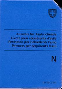 Ausweis N für Asylsuchende Gültig während des laufenden Asylverfahrens Stellenantritt und wechsel sind bewilligungspflichtig Während der ersten drei Monate nach Asylgesuchstellung keine