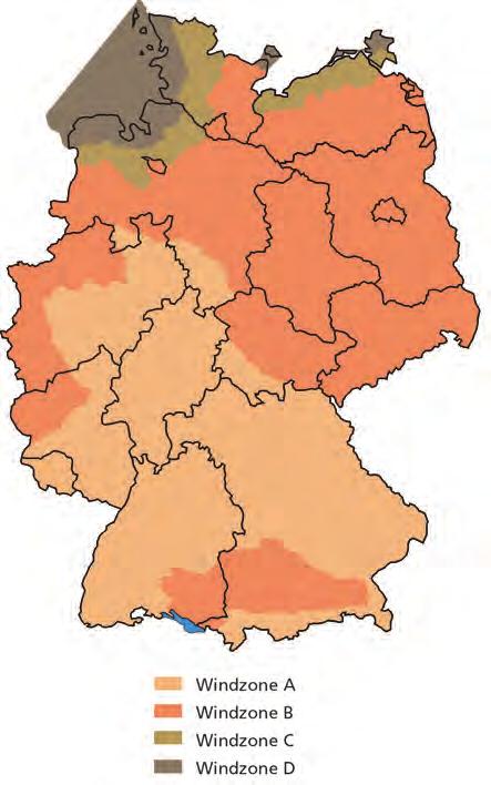 Für die Holzunterkonstruktionen wird mindestens Nadelholz der Festigkeitsklasse C24 mit einer Rohdichte ρk = 350 kg/m 3 vorausgesetzt.