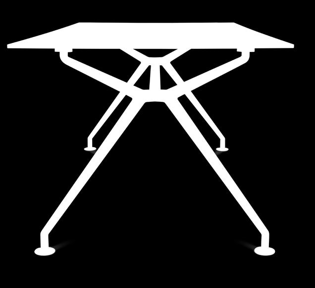 W-Table Die leichte und filigrane Optik des W-Table zeichnet das Tischprogramm von Wagner aus. Dieses edle Design wird durch die Verwendung von hochwertigem Aluminium in der Office Ausführung, bzw.