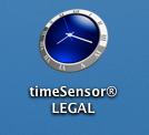 timesensor LEGAL Starten von timesensor LEGAL Mit Hilfe der Client-Applikation auf Ihrem Computer, können Sie Verbindung mit dem Datenbankserver aufnehmen und sich