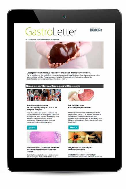 Medical Tribune GastroLetter Daten 2019 Der GastroLetter der Medical Tribune ist speziell auf den Informationsbedarf von gastroenterologisch und hepatologisch tätigen/interessierten ärzten
