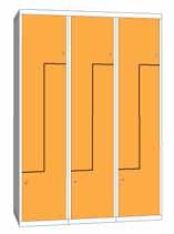 Modul mit einer 350/175 mm breiten Tür. 1740/1900 mm Geliefert mit Doppelhaken. Tür mit Hochdrucklaminat beschichtet, MDF Platte, Gesamtdicke: 17 mm.