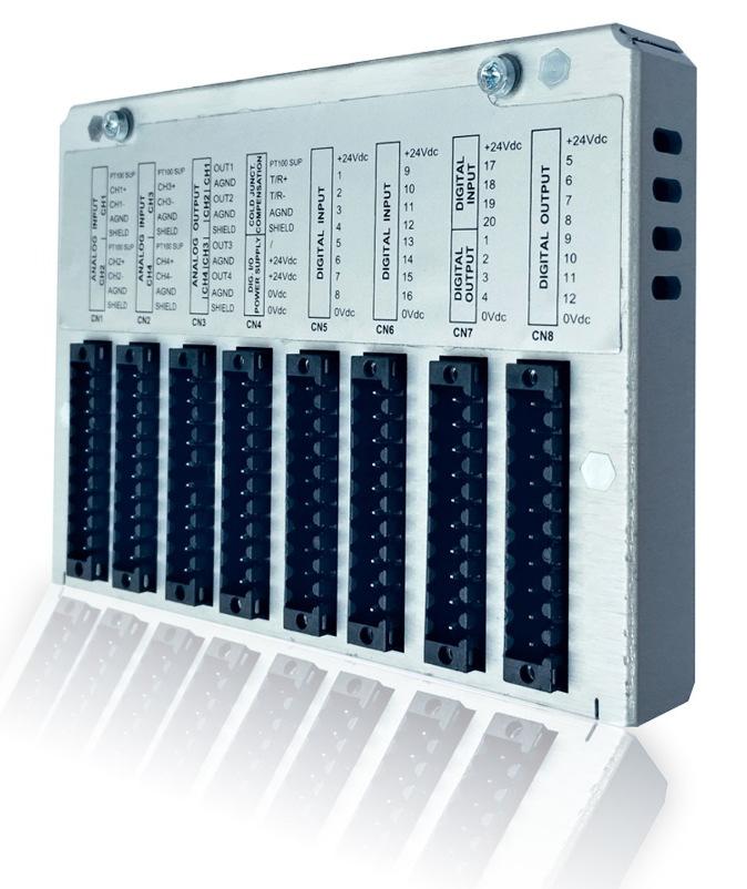 4. Die MVisio Produkt Gruppe Die ideale Ergänzung Das multifunktionale Plug-In MVisio I/O-Modul Funktion Multifunktionales Plug-In I/O Modul für das MViso_7 Ein- und Ausgänge 20 digitale Eingänge 12