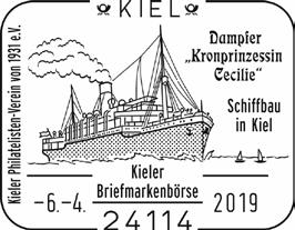 Postzegelhandelaren, Boekenberglei 181, 2100 Deurne, Belgien Oval Deutsche Post / ANTWERPFILA 2019 / Int. Briefmarken- und Münzenausstellung / Antwerpen, Belgien / 5. bis 6.