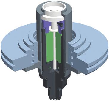 Einfache Funktionsweise Die Einstellung des Druckes erfolgt je nach Geräteausführung entweder über eine integrierte Pumpe oder über eine externe Druckversorgung mittels Dosierventilen.