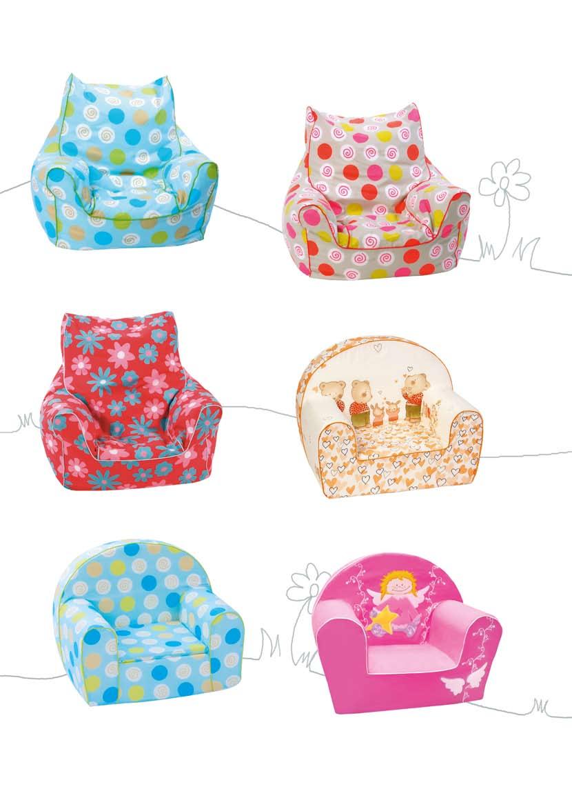 Mini Sitzsack - Mini Sessel Richtig zum kuscheln - schon bei den ersten Schritten! Mini Sitzsack Seventy Blue Art. Nr.: 450101 Mini Sitzsack Seventy Pink Art. Nr.: 450102 Mini Sitzsack Flower Pink Art.
