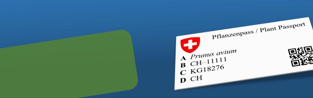 Das Pflanzenpass- System ab 2020 Am 1. Januar 2020 tritt in der Schweiz ein neues Pflanzengesundheitsrecht in Kraft. Dies hat auch einen Einfluss auf das 2002 eingeführte Pflanzenpass-System.