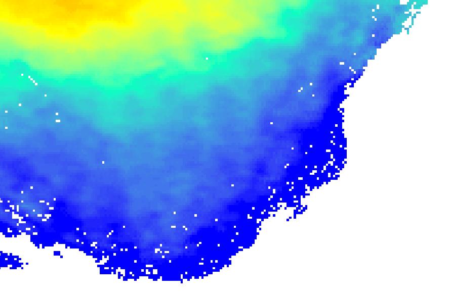 Ocean Convergence Fronts 50 N SA Kanada SMOS Daten (CP34-BEC) 9-tägige Komposite-Bild