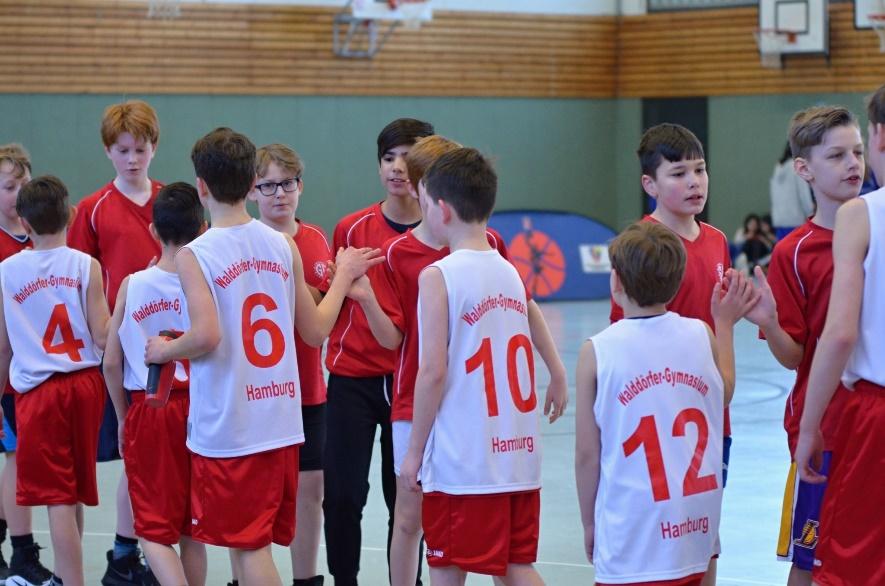 Jugend trainiert für Olympia Basketball Finaltag 2018 Hamburg Am 16.02.