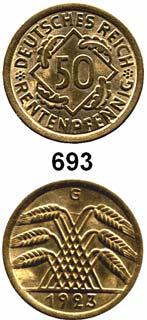 ... Vorzüglich + 32,- 696 313 1 Reichspfennig 1924 E... Sehr schön 120,- 697 317 10 Reichspfennig 1928 G... Sehr schön 70,- 698 317 10 Reichspfennig 1931 G.