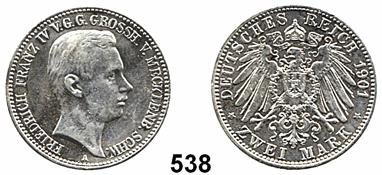 .. Schön - sehr schön 150,- Friedrich Franz IV.