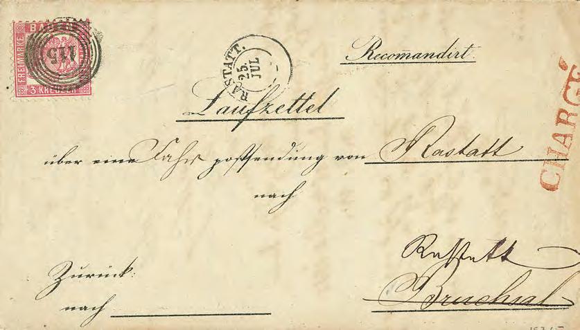 108 Ausgaben 1862 1868 291P 3 Kr. rosa, kl.