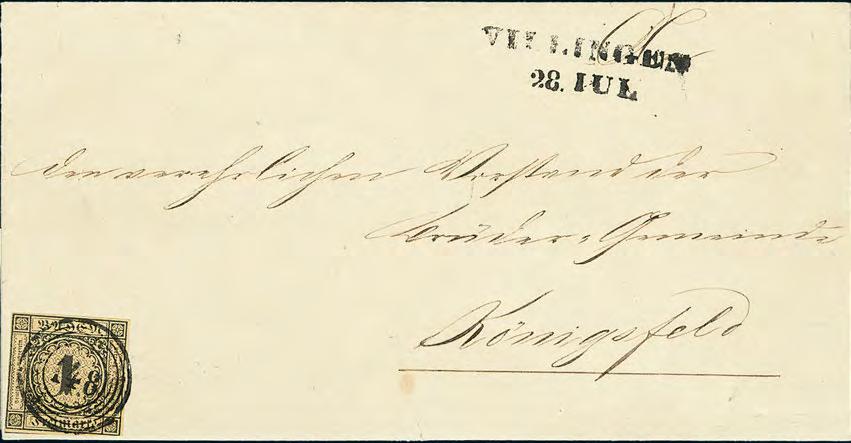 16 Ausgaben 1851 1858 18P 1 Kr. a.