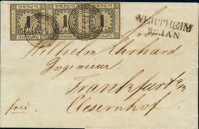 Ausgaben 1851 1858 19 29P 1 Kr. a.