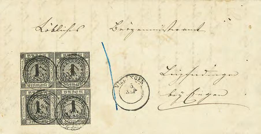 Ausgaben 1851 1858 55 139P 1 Kr.