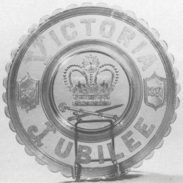 inch, 20,5 cm zum 50. Regierungs-Jubiläum Queen Victoria 1837-1887 Matthew Turnbull, Southwick, Sunderland, England, 1887 aus Murray, The Peacock & the Lion, Stocksfield 1982, Pl. 80 Abb.