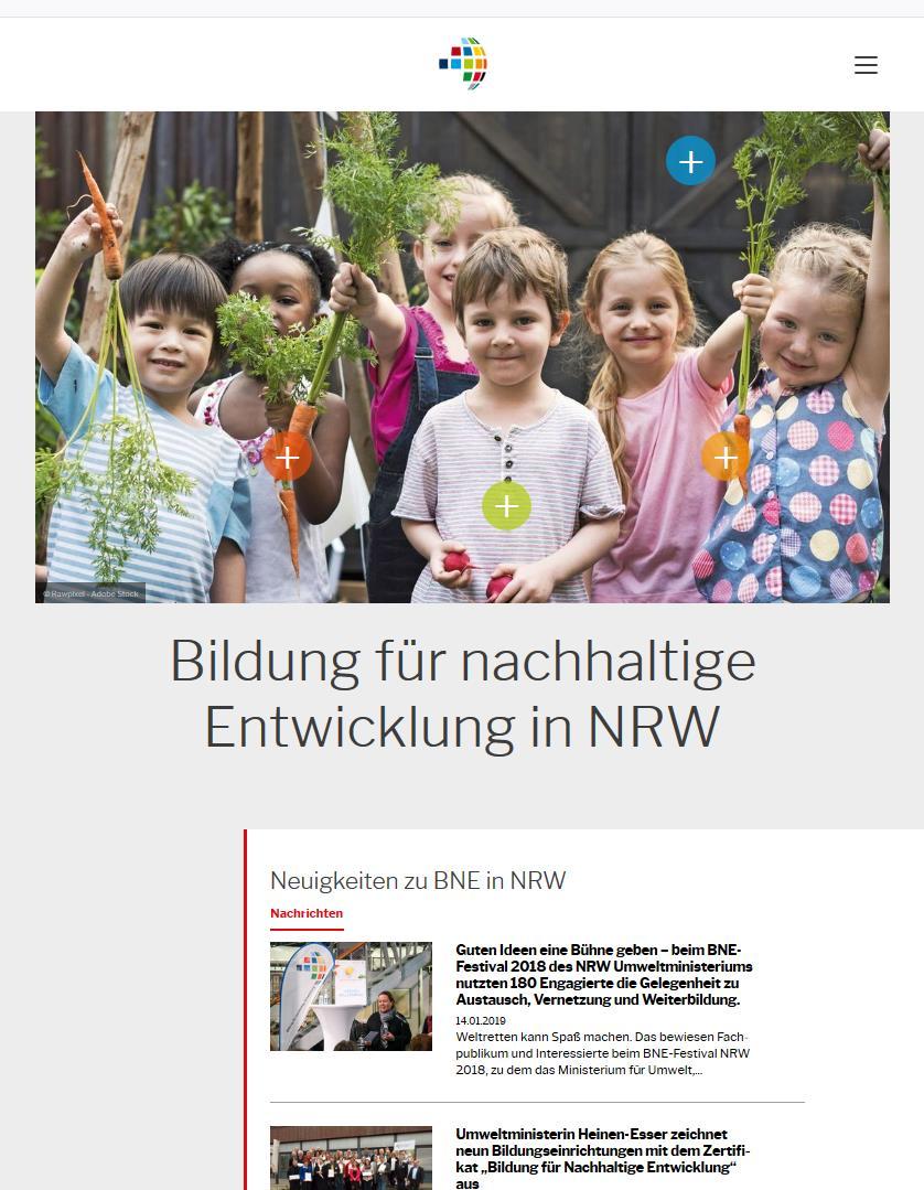 Was 2019 im Fluss Das neue BNE-Portal für NRW www.bne.nrw.