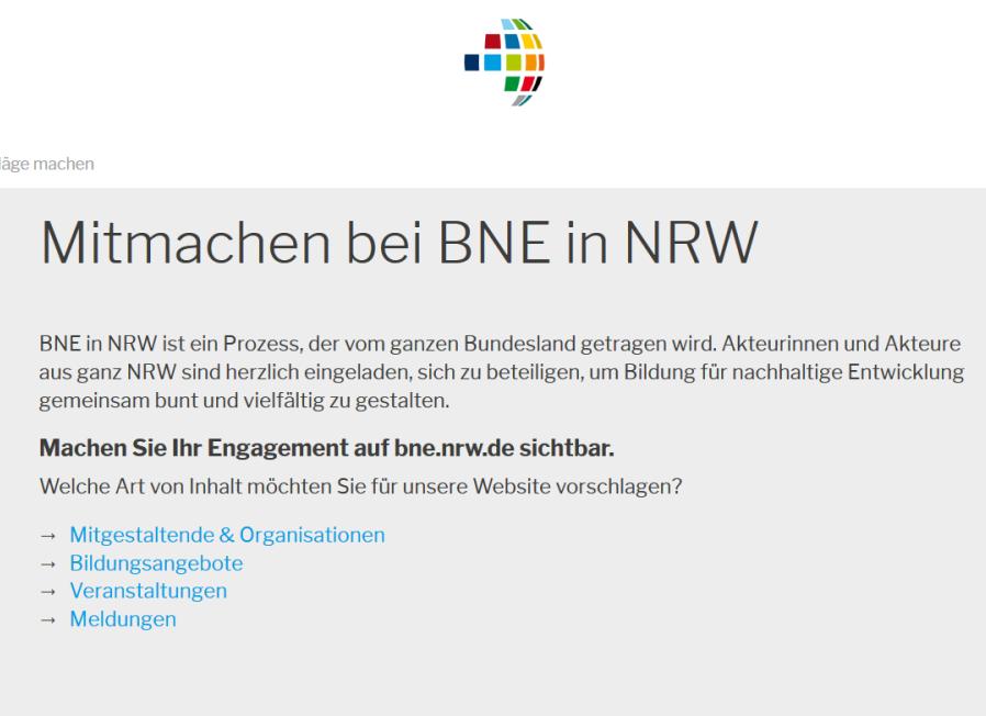 Beteiligung Machen Sie mit! Das neue BNE-Portal lebt von Ihrer Beteiligung!