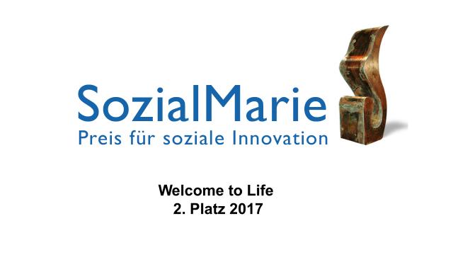 Sehr gefreut hat uns der Preis der Sozialmarie 2017 - ausgewählt aus 200 eingereichten Projekten - für die innovative Kraft des Konzeptes.