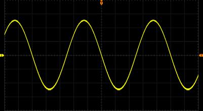 50Ω: match the oscilloscope with a device with 50 Ω output impedance. Press CH1 Input to set the input impedance of the oscilloscope.
