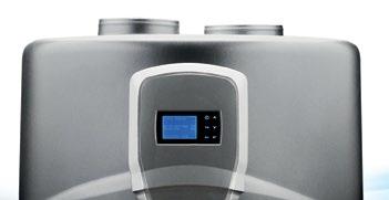 Einfachste Brauchwasserbereitung mit der Umgebungsluft Nenninhalt: 300 Liter Integrierte Luft-Wasser-Wärmepumpe für die Brauchwasserbereitung