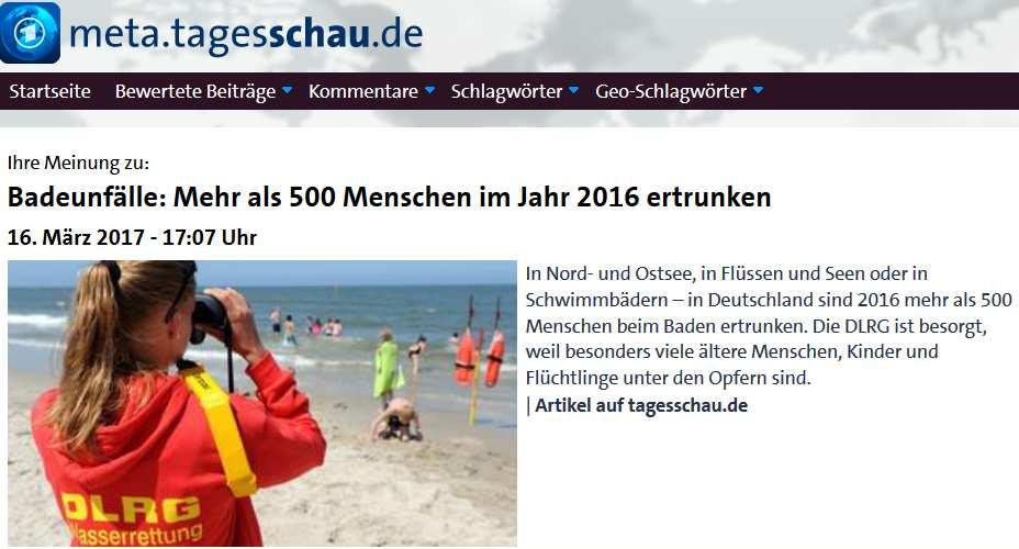 der Schwimmfähigkeit Anfang September 2018 zur