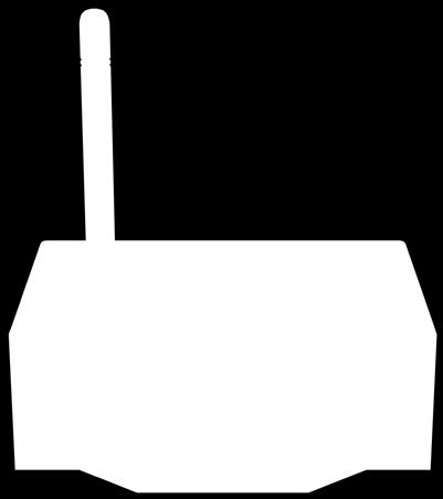 enthaltene Antenne am  Anzeige der Funkverbindung grüne Diode