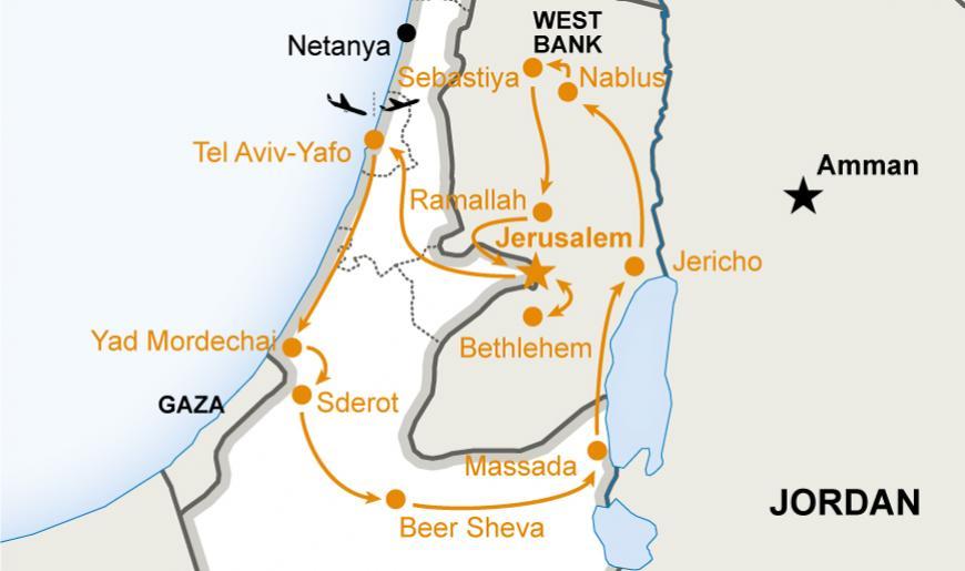 1967-2017 Gesellschaft, Religion, Politik, Konflikt während 50 Jahren Besatzung Treffen mit einer israelisch-palästinensischen Verständigungs-Initiative Treffen mit politisch aktiven Jugendlichen